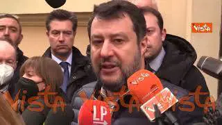 Salvini all'ambasciata ucraina a Roma: "Porte e cuori degli italiani spalancati"