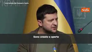 SOTTOTITOLI Zelensky: "Devo parlare con Putin, unico modo per fermare guerra"