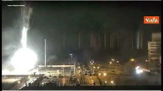 Attacco russo alla centrale nucleare di Zaporizhzhia, le immagini