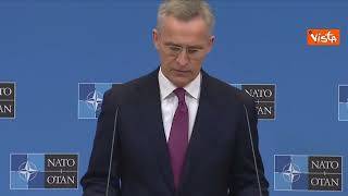 Stoltenberg (Nato): "Questa guerra è di Putin, gli chiediamo di ritirarsi immediatamente"