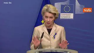Von der Leyen: "Putin e sempre più isolato, ma continua a bombardare. Siamo al fianco degli ucraini"