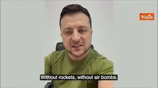 Zelensky : "Occidente ci aiuti altrimenti ci uccidono lentamente"