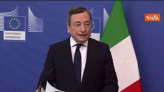 Draghi: "Italia lavora a ridurre la dipendenza dal gas russo"