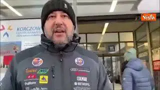 L'appello di Salvini dal confine ucraino: "Aiutiamo chi scappa dalla guerra"