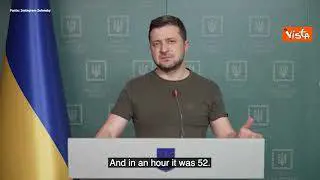 Zelensky: "52 bambini sono morti in 13 giorni"