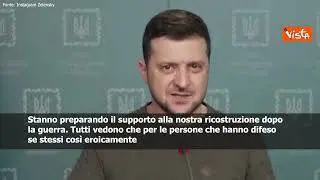 SOTTOTITOLI Zelensky: "Ci sarà nuovo Piano Marshall per ricostruzione"