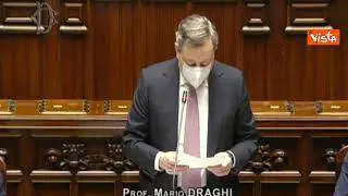Draghi: "Governo impegnato per difendere potere d'acquisto delle famiglie e sopravvivenza imprese"