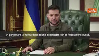 SOTTOTITOLI Zelensky: "Tutte le guerre terminano con accordo, negoziati ora suonano più realistici"