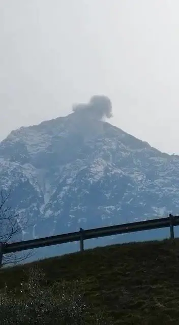 Aereo militare precipita sul monte Legnone