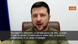 SOTTOTITOLI Zelensky al Congresso Usa: "Viviamo un 11 settembre da tre settimane"