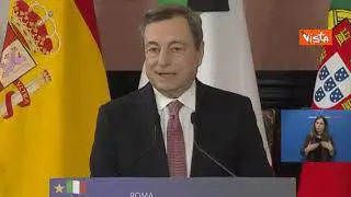 Ucraina, Draghi: "Dobbiamo fare qualcosa subito per difendere potere d'acquisto famiglie"