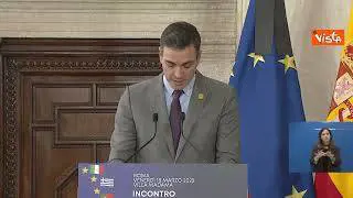 Sanchez: "Con invasione di Putin in Ucraina in gioco i nostri valori"