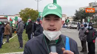 Bracciante agricolo di Mariupol a manifestazione agricoltori Cia in Basilicata: "Chiediamo la pace"