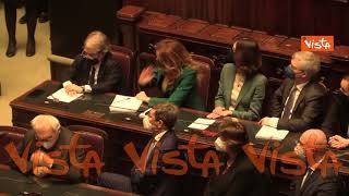 Discorso Zelensky Camera, i banchi del Governo al completo per ascoltare il presidente ucraino