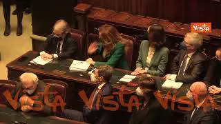 Discorso Zelensky Camera, i banchi del Governo al completo per ascoltare il presidente ucraino