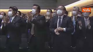 Zelensky al Parlamento giapponese, lungo applauso per il Presidente dell'Ucraina