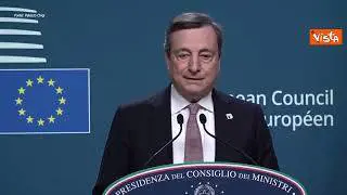 Draghi: "Al Consiglio Ue fatti passi avanti su tema energia"
