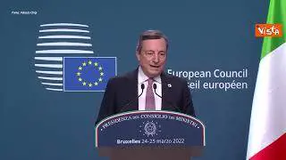 Draghi: "A maggio proposta su spacchettamento gas-elettricità"