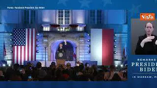 Biden: "Putin è un dittatore, non può rimanere al potere"