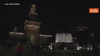 Ora della terra 2022, si spegne il Castello Sforzesco a Milano