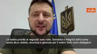 SOTTOTITOLI Zelensky: "Nuovi negoziati in Turchia, attendiamo risultati. Noi vogliamo la pace"