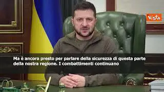 SOTTOTITOLI Zelensky: "Irpin è stata liberata"
