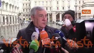 Tajani incontra Draghi: "Ribadito sostegno su aumento spese militari"