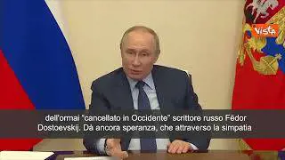Putin elogia murale di Jorit dedicato a Dostoevskij a Napoli: "La verità si farà strada"