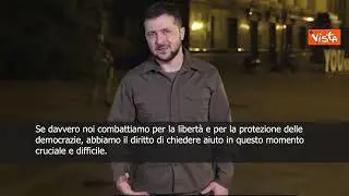 SOTTOTITOLI Zelensky: "Libertà non può essere armata peggio della tirannia"