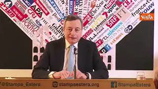 Draghi a stampa Estera: "Siete occhi e orecchie del mondo sull'Italia"