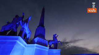 Giornata mondiale autismo, il Quirinale si illumina di blu
