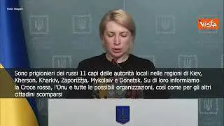 SOTTOTITOLI Vereshchuk (vicepremier Ucraina): "11 sindaci sono prigionieri dei russi"