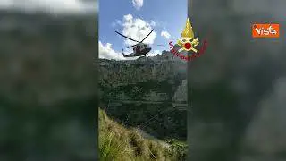 Turista cade in una gravina a Matera, soccorsa dai Vigili del Fuoco