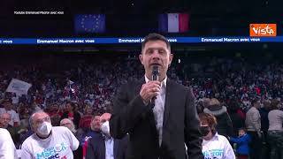 In 35mila al comizio di Macron a Parigi