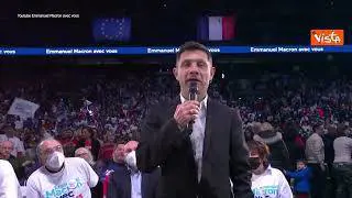 In 35mila al comizio di Macron a Parigi