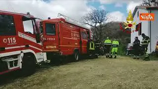 Ritrovata bambina scomparsa in Molise. Le immagini dei Vigili del Fuoco