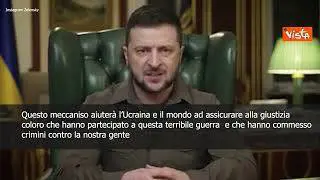 SOTTOTITOLI Zelensky: "Approvato meccanismo speciale per indagine su crimini russi in Ucraina"