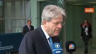 Ucraina, Gentiloni: "Crescita Eurozona ridotta, ma non c'è recessione in arrivo"
