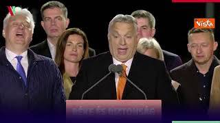 Orban: "Ho vinto contro tutti, burocrati di Bruxelles, media, Soros. Zelensky è tra miei avversari"