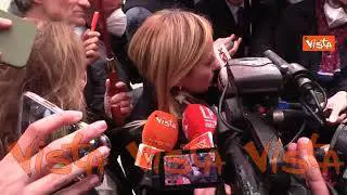 Meloni all'evento Fare Futuro con Letta: "Feeling tra noi? Confronto tra avversari è normale"