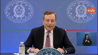 Draghi: "Guerra in Ucraina pesa su aspettative di crescita e fiducia"