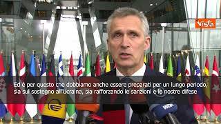 Ucraina, Stoltenberg: "Guerra può durare a lungo, rafforzare difese"
