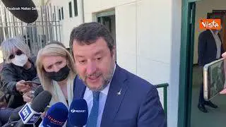 Processo Open Arms, Salvini a Palermo: "Nessuna preoccupazione, ho fatto il mio dovere"