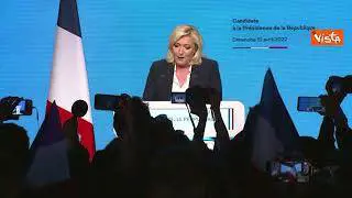 Presidenziali Francia, Le Pen: "Un onore arrivare al secondo turno"