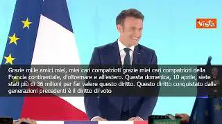 SOTTOTITOLI Presidenziali Francia, Macron: "Vostra fiducia mi onora"