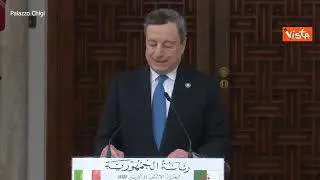 Draghi: "Accordo Eni-Sonatrach per aumentare esportazione gas dall'Algeria in Italia"