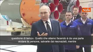 Putin: "Non avevamo scelta, nessun dubbio su raggiungimento obiettivi"