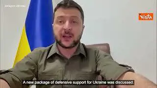 Zelensky: "Dagli Usa ulteriori 800milioni di dollari di aiuti militari"