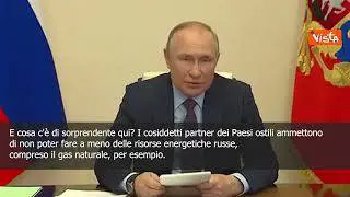 Putin: "Ue non può sostituire gas russo"