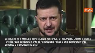 Zelensky: "Situazione a Mariupol è disumana"